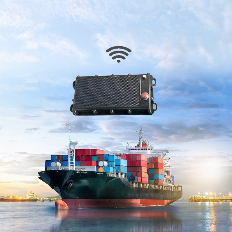 IP68 solar satellite GPS tracker for fishing boats and marine vessels